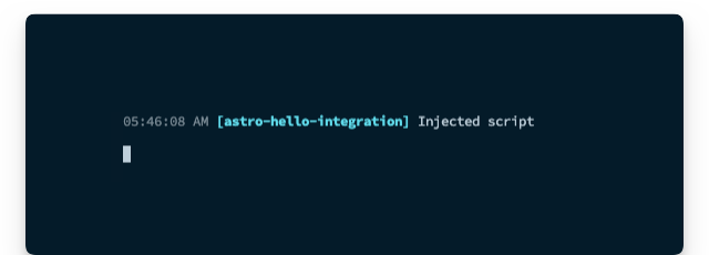 The custom integration "native feeling" server log